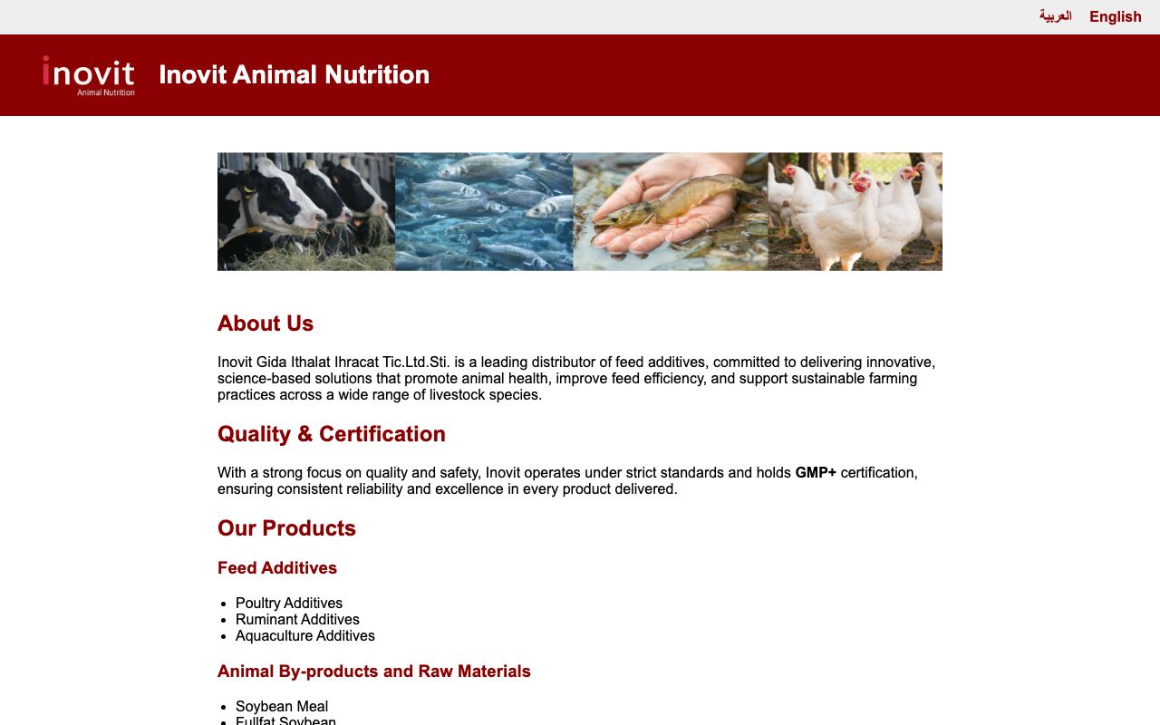 Inovit Animal Nutrition
