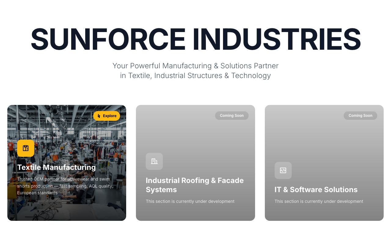 Sunforce Industries