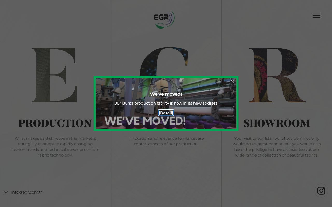 EGR Tekstil / EGR Fabrics