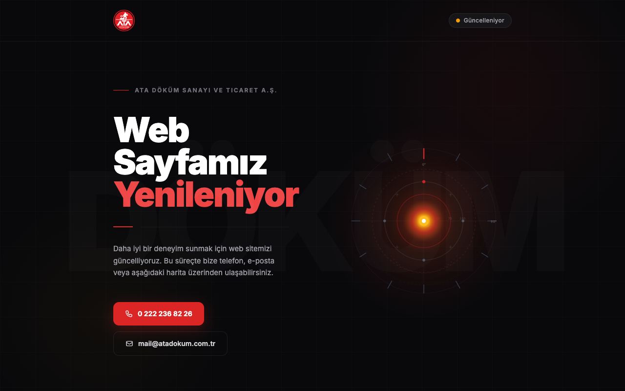 Ata Döküm Sanayi ve Ticaret A.Ş. / Sürel