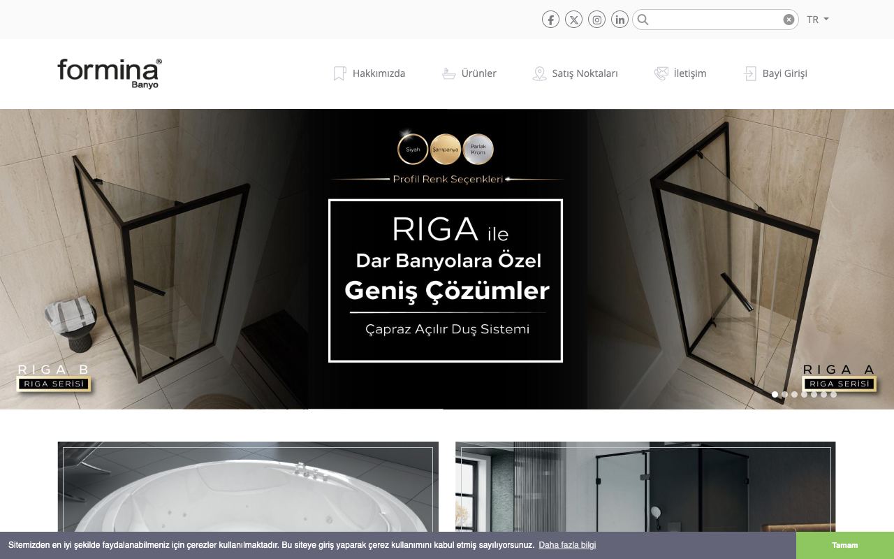 Formina Banyo / Ece Seramik Akrilik Kimya San. ve Tic. Ltd. Şti.