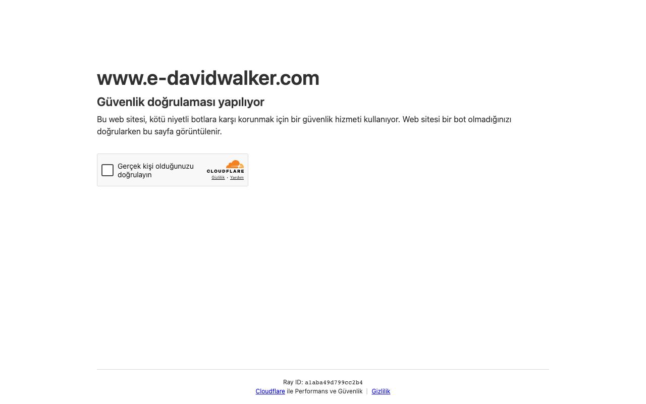 Nil Doğuş Kozmetik Mağazacılık Sanayi ve Ticaret A.Ş. / David Walker