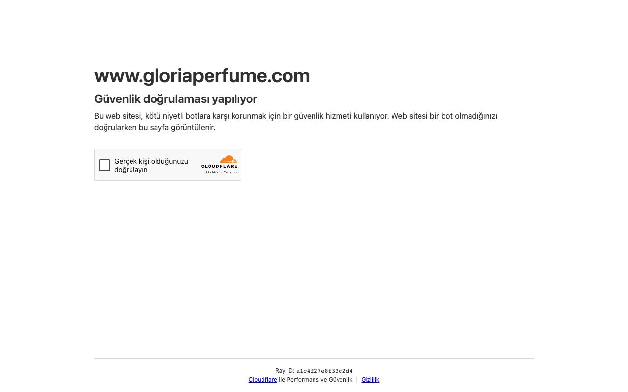 Gloria Kozmetik İnşaat ve Turizm Sanayi ve Ticaret Ltd. Şti. / Gloria Perfume