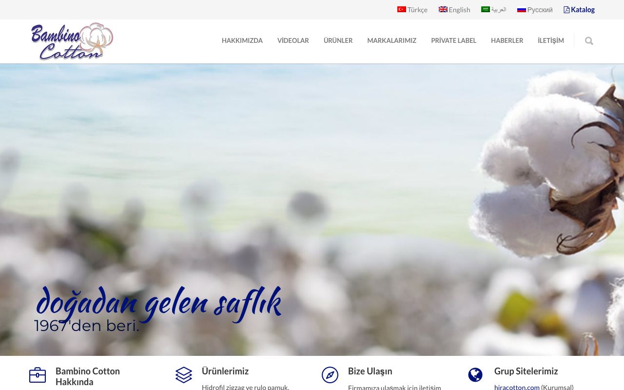 Hira Pamuk Sanayi ve Ticaret A.Ş. / Bambino Cotton