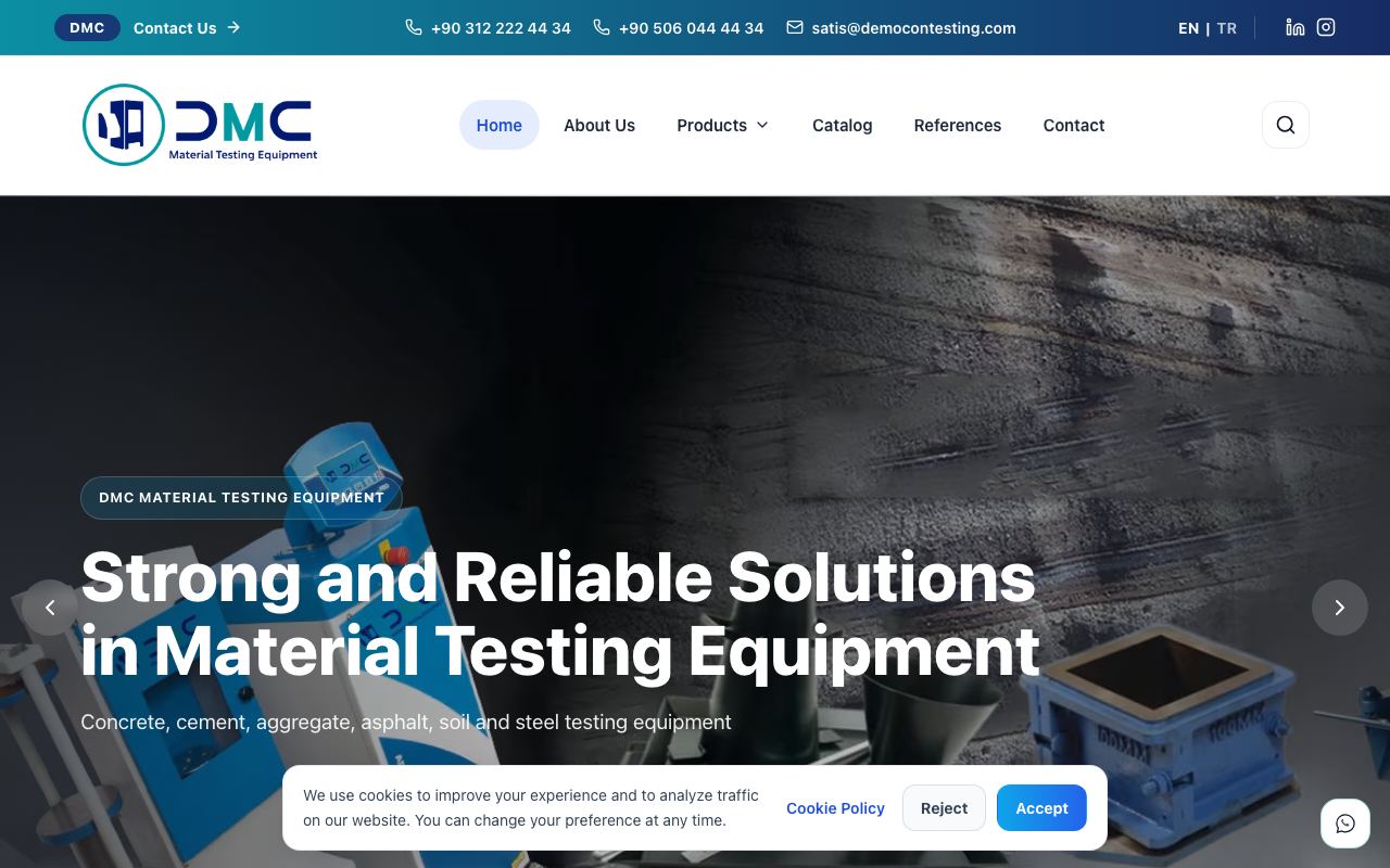 DMC Democon Material Testing Equipment