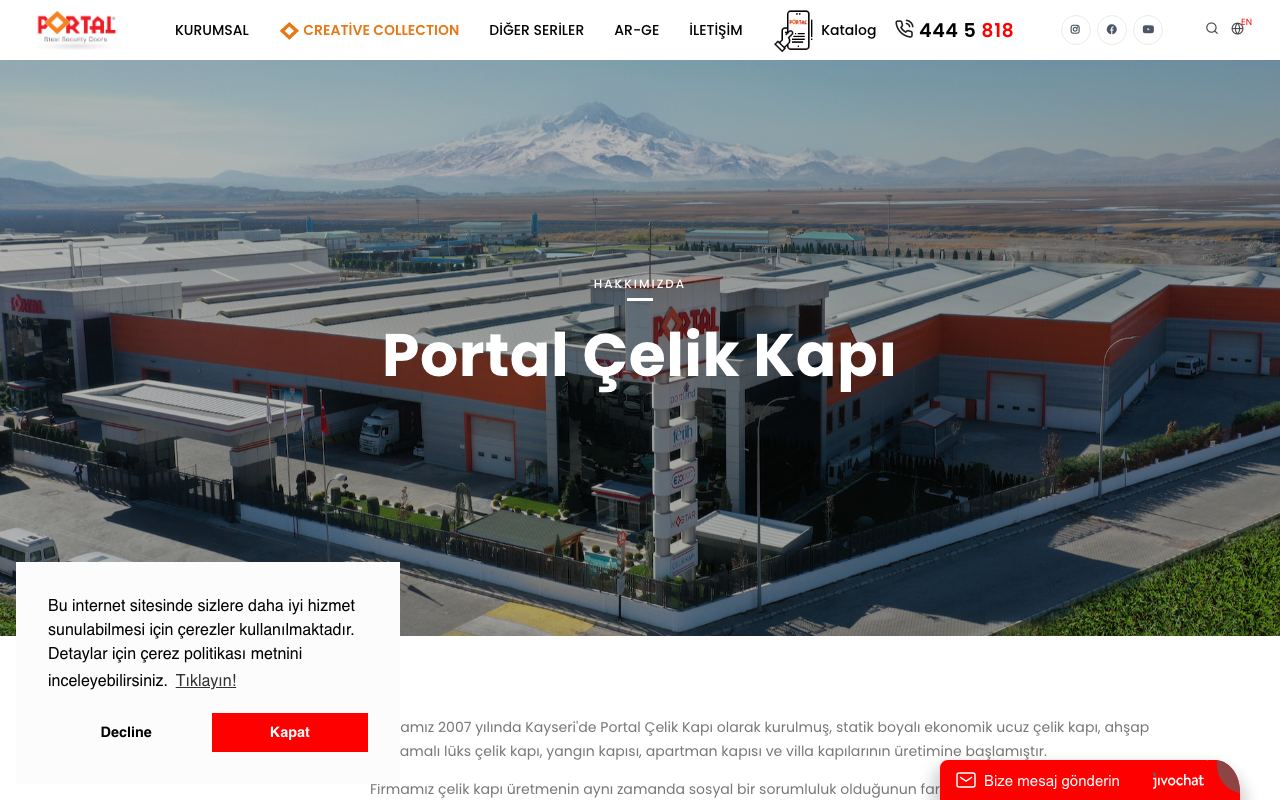 Portal Çelik Kapı / Portland