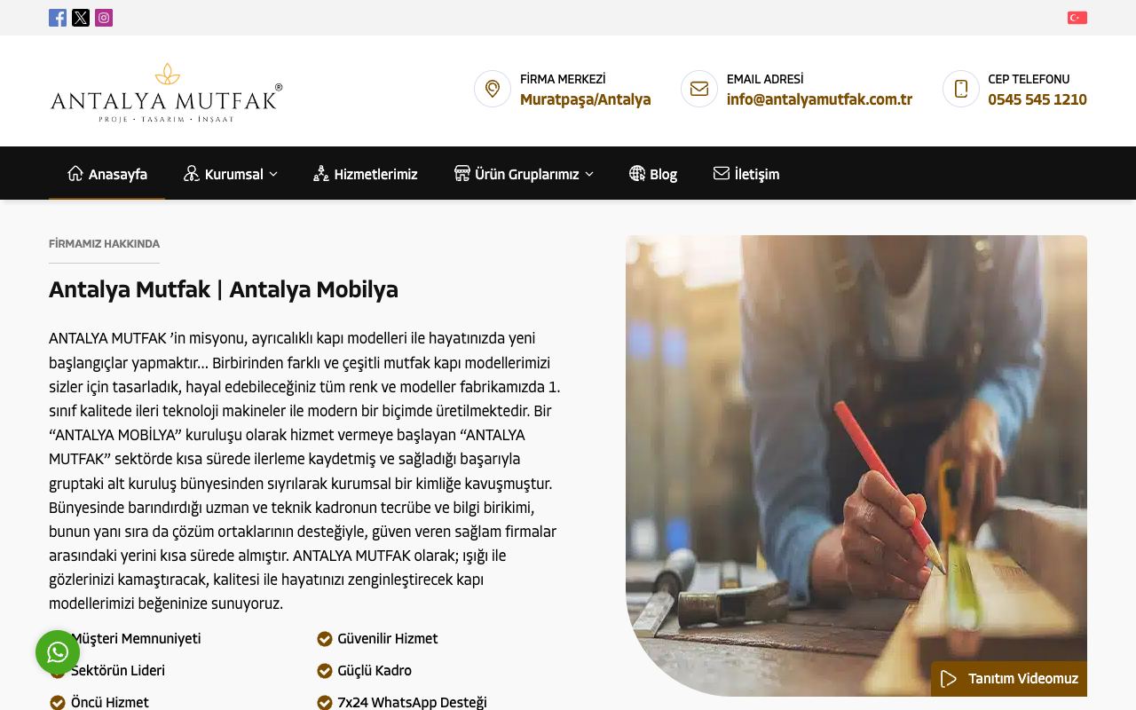 Antalya Mutfak / Antalya Mobilya