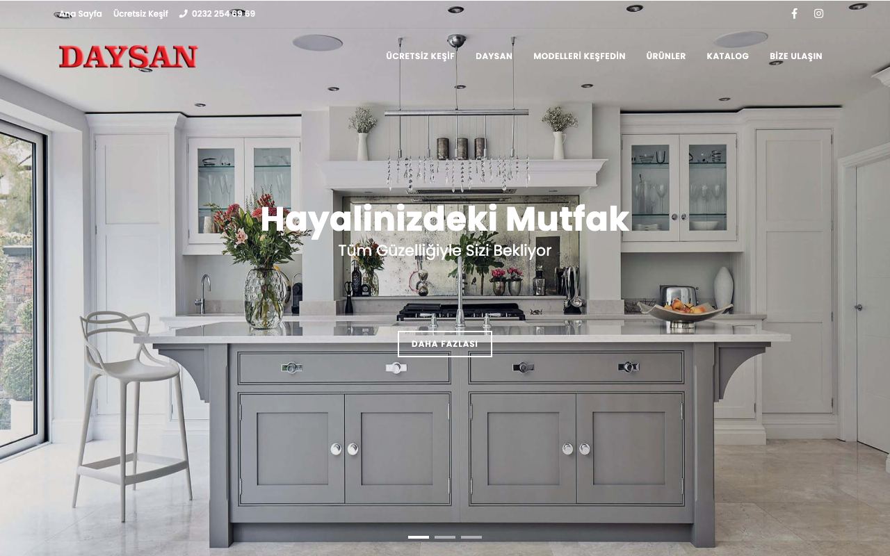 Daysan Dekorasyon İnşaat Mimarlık Turizm Tekstil Gıda ve Kuyumculuk San. ve Tic. Ltd. Şti. / Daysan Mutfak