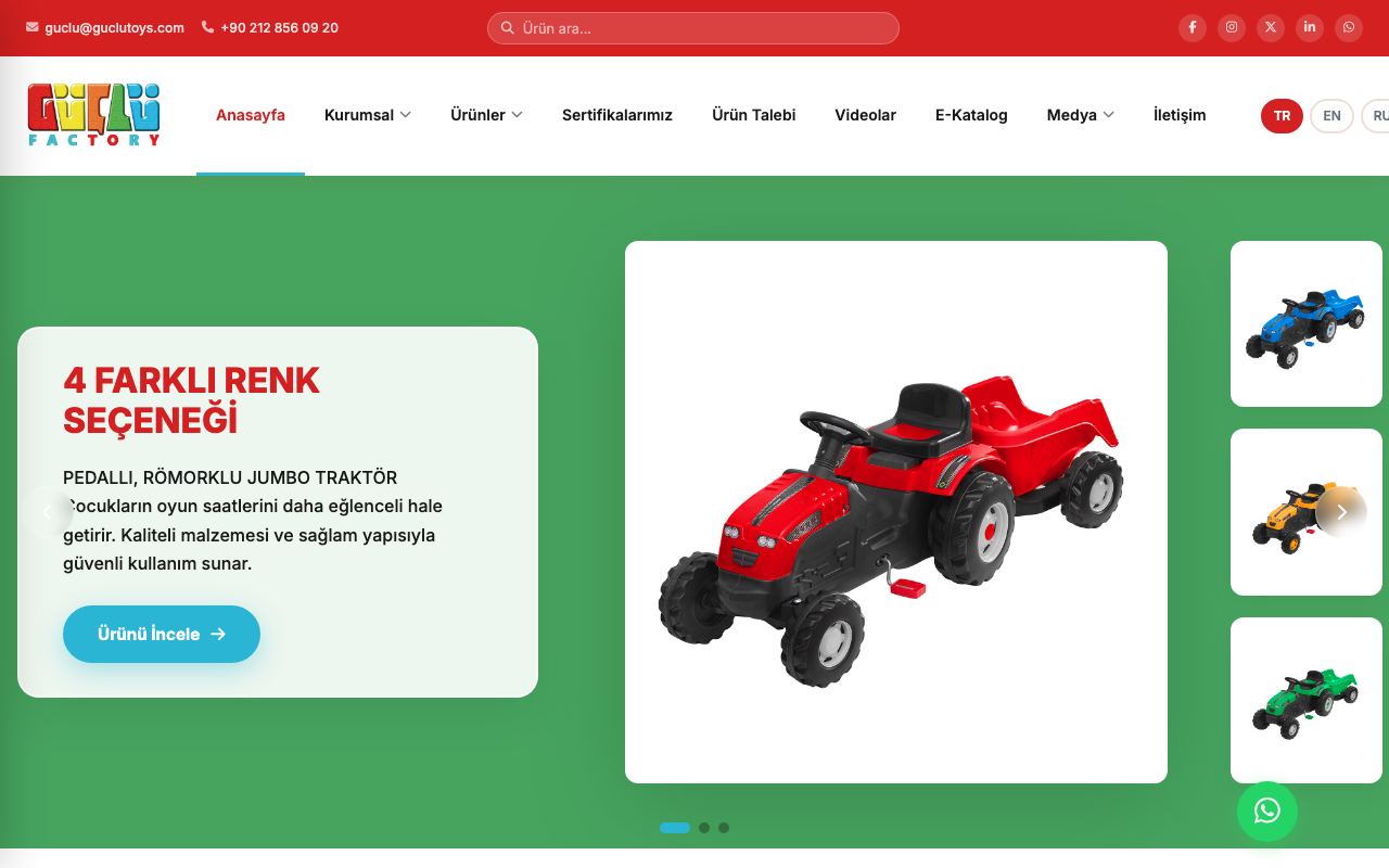 Güçlü Oyuncak Sanayi ve Ticaret Ltd. Şti.