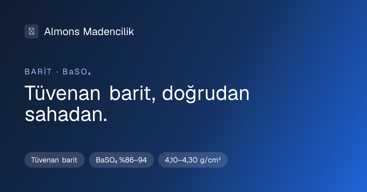Almons Madencilik