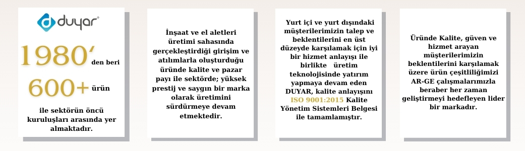 Duyar El Aletleri ve İnşaat San. Tic. Ltd. Şti.