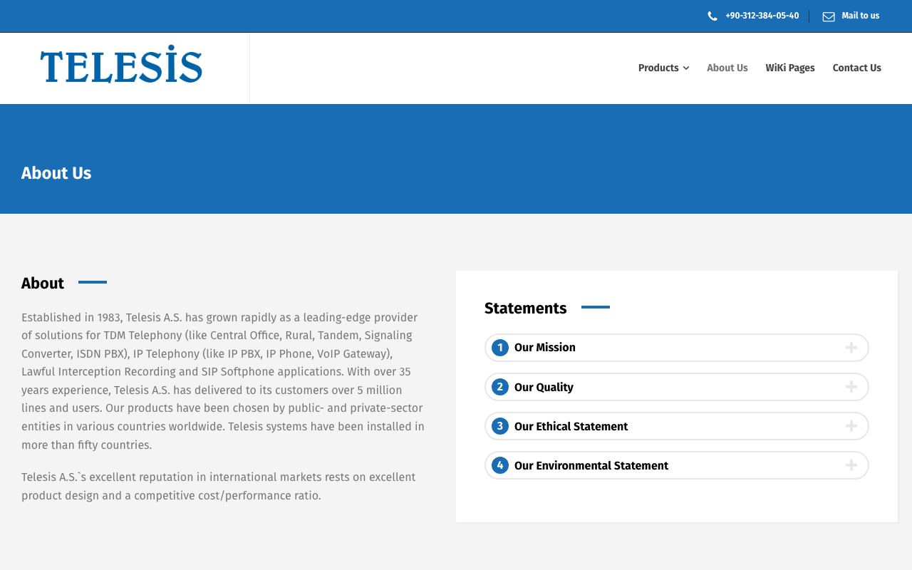 Telesis Telecommunication Systems