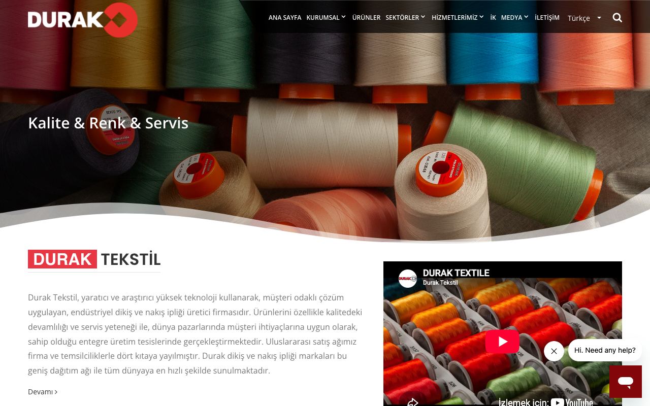 Durak Tekstil Sanayi ve Ticaret A.Ş.