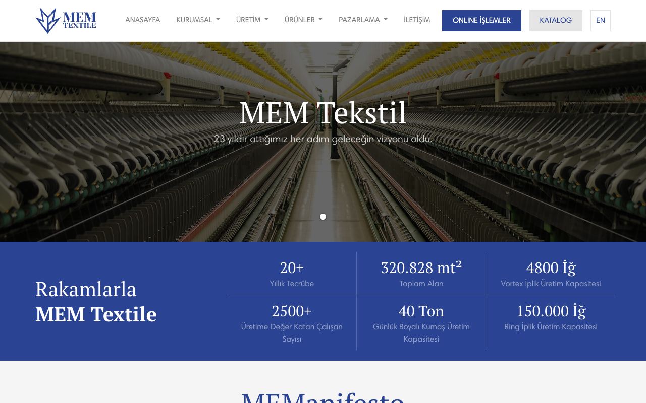 MEM Tekstil Sanayi ve Ticaret A.Ş.