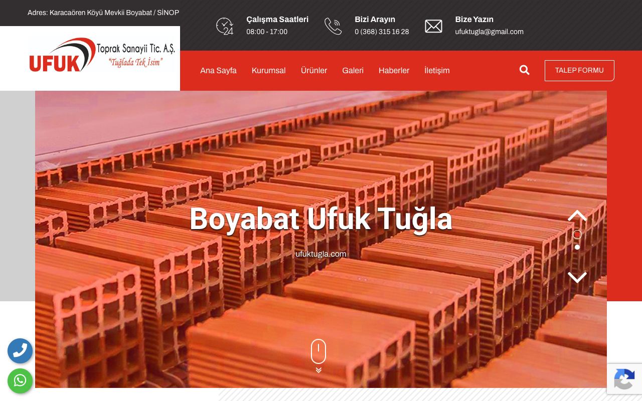 Ufuk Toprak Sanayii Tic. A.Ş. / Ufuk Tuğla