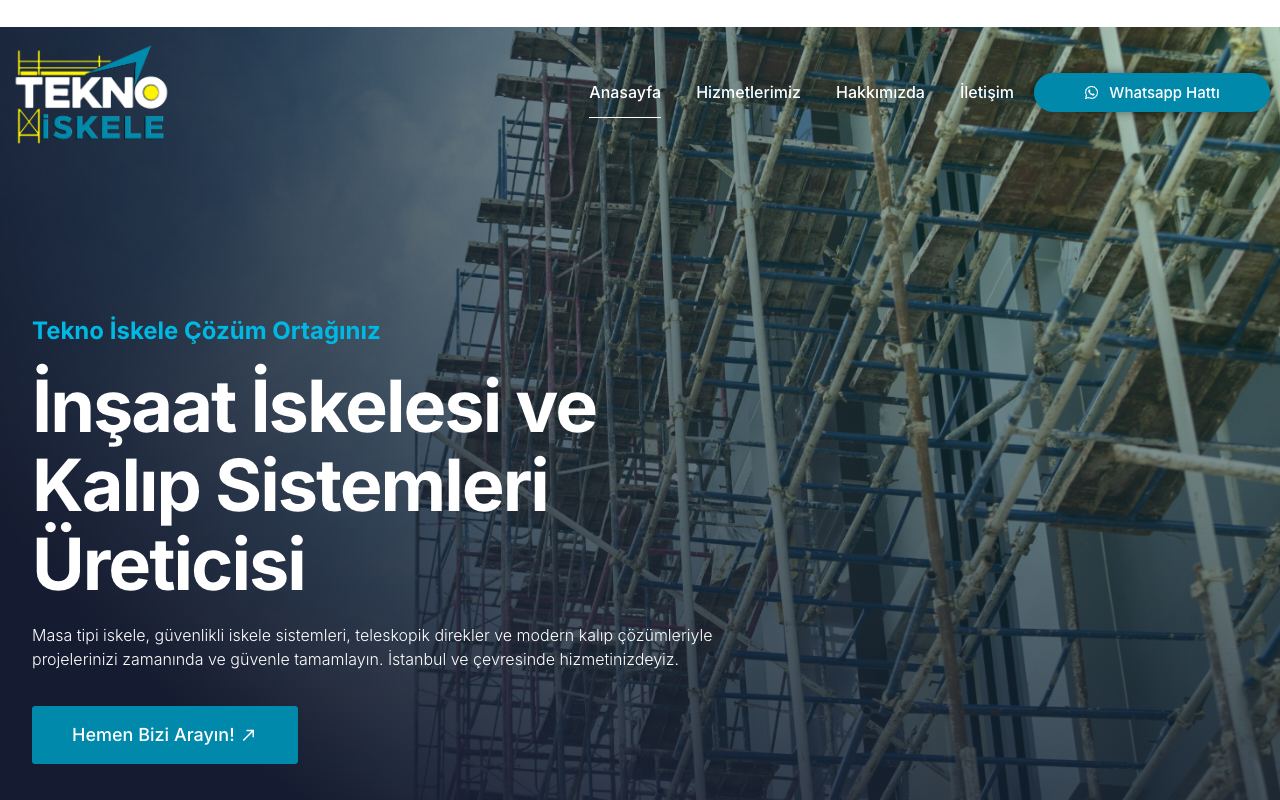 Tekno İnşaat İskelesi ve Kalıp Sistemleri