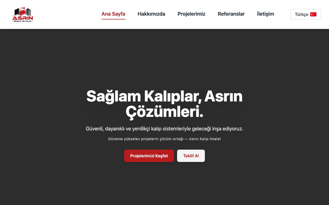Asrın Kalıp İmalat San. Tic. Ltd. Şti.