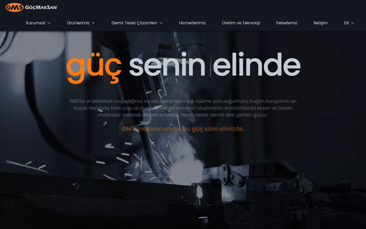Göçmaksan Makina San. ve Tic. A.Ş. / GMS