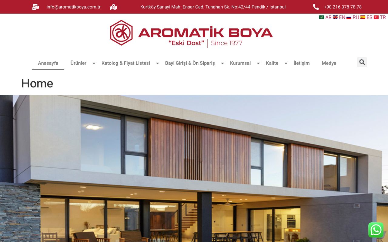 Aromatik Kimyevi Maddeler Dış Ticaret Ltd. Şti. / Aromatik Boya