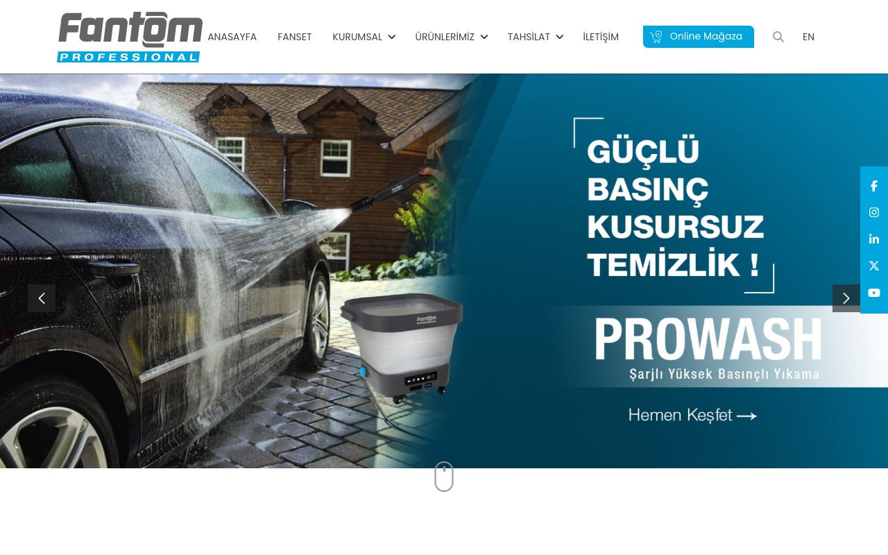 Fanset Elektrikli Ev Aletleri San. ve Tic. A.Ş. / Fantom Professional