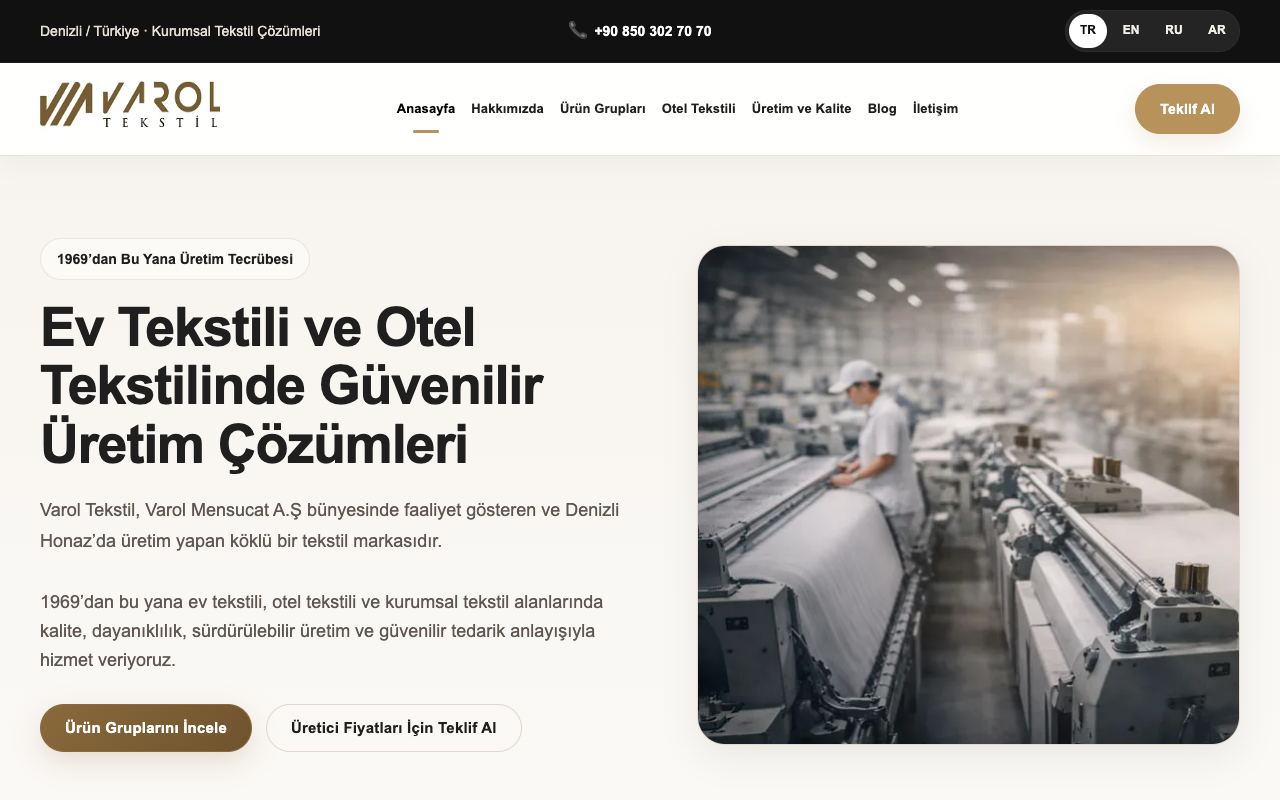 Varol Mensucat A.Ş. / Varol Tekstil