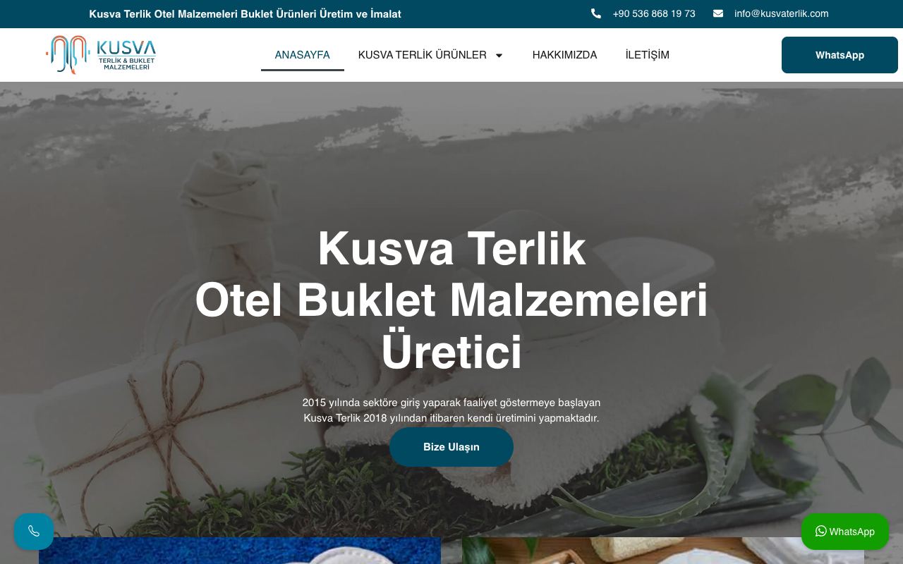 Kusva Terlik ve Otel Malzemeleri Ltd. Şti.