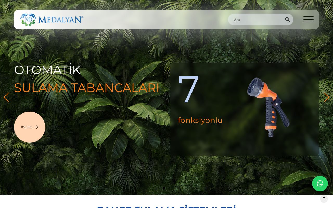 Medalyan Bahçe Sulama Sistemleri