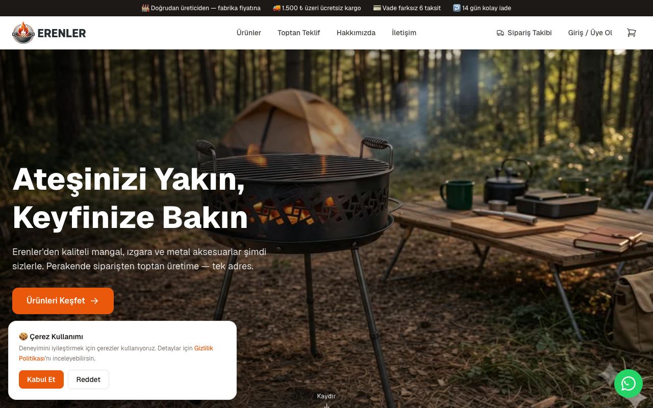 Erenler Kalıp Metal Hırdavat Sanayi Ticaret Limited Şirketi / Erenler Mangal