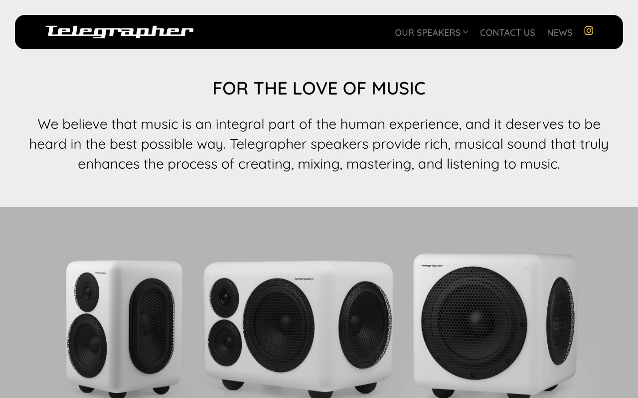 Telegrapher Loudspeakers