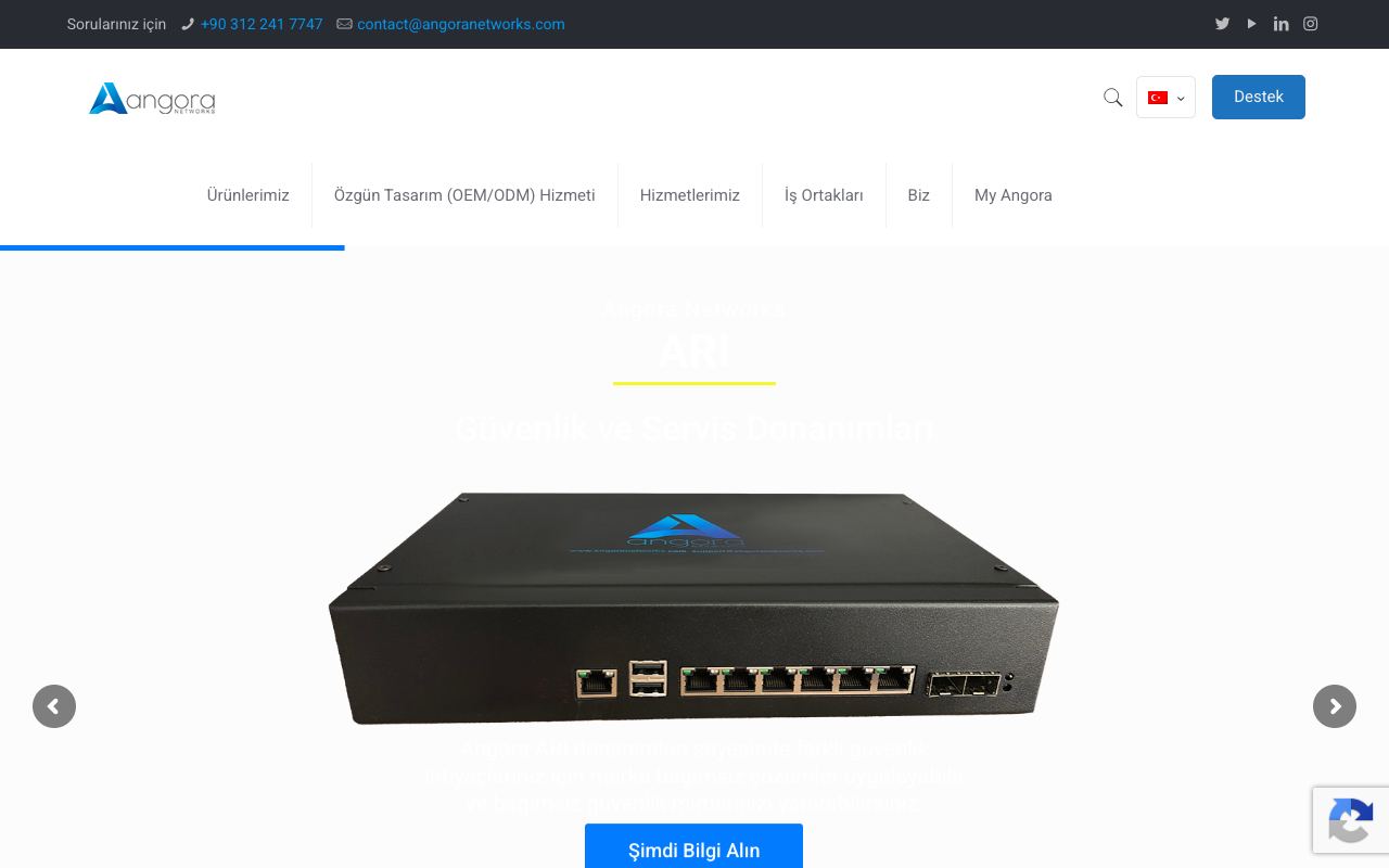 Angora Networks Ağ ve Bilişim Teknolojileri Ltd. Şti.