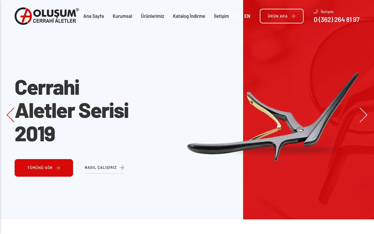 Oluşum Cerrahi Aletler