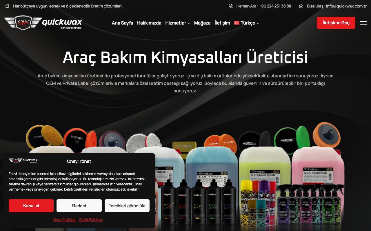 Quickwax Kimya Üretim Dış Ticaret Ltd. Şti.