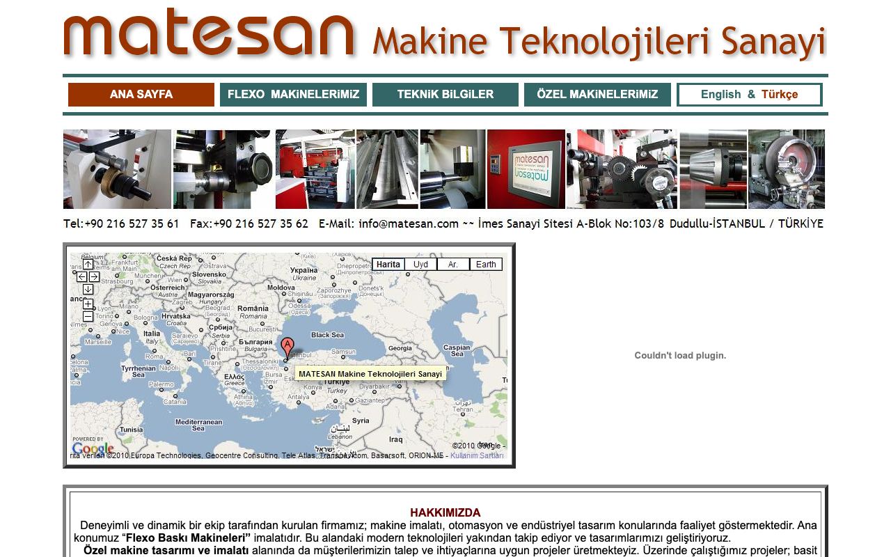 MATESAN Makine Teknolojileri Sanayi
