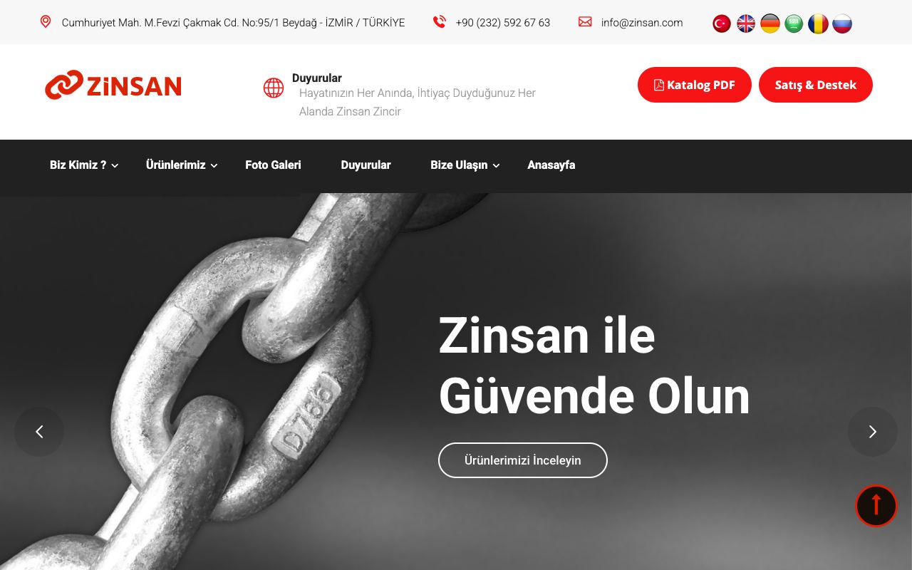 ZinSan Zincir Demir Çelik Sanayi