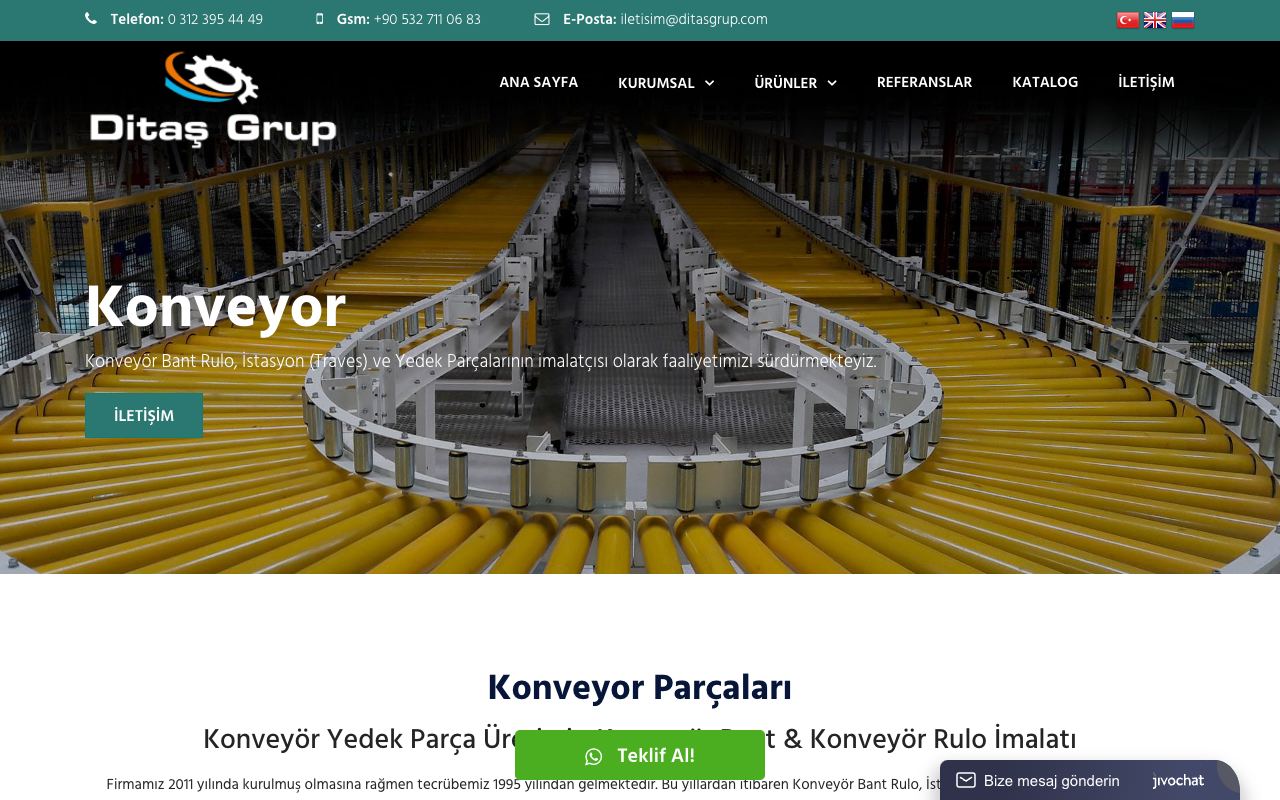 Ditaş Grup Konveyör