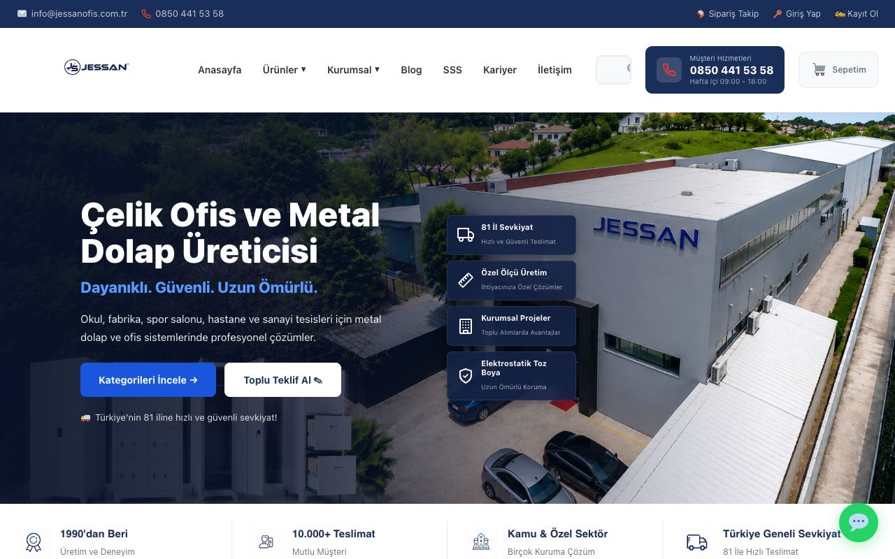 Jessan Ofis Mob. Dek. İnş. San. ve Tic. Ltd. Şti.