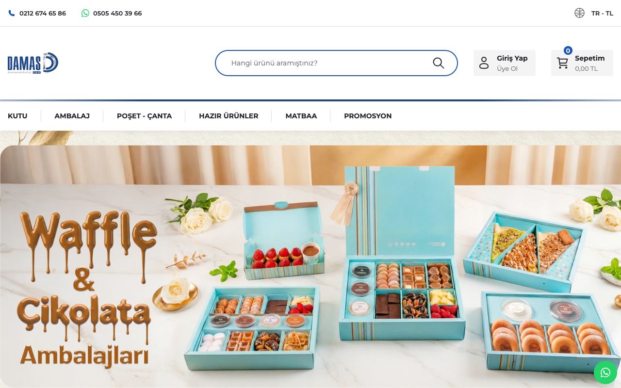 Damas Kutu Ambalaj ve Matbaa San. Tic. Ltd. Şti.