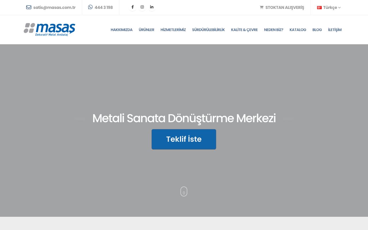 Masaş Metal Ambalaj Sanayii ve Ticaret Anonim Şirketi