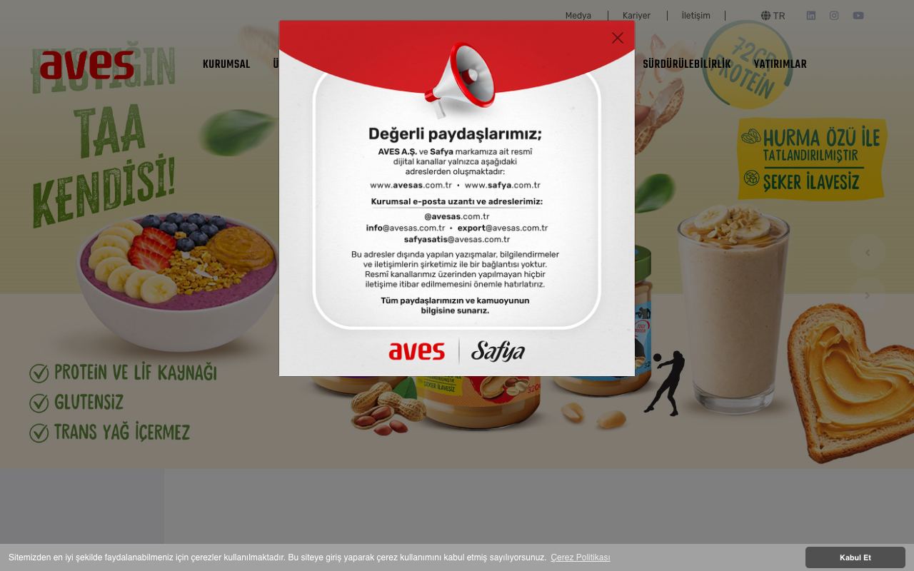 AVES Enerji Yağ ve Gıda Sanayi A.Ş.