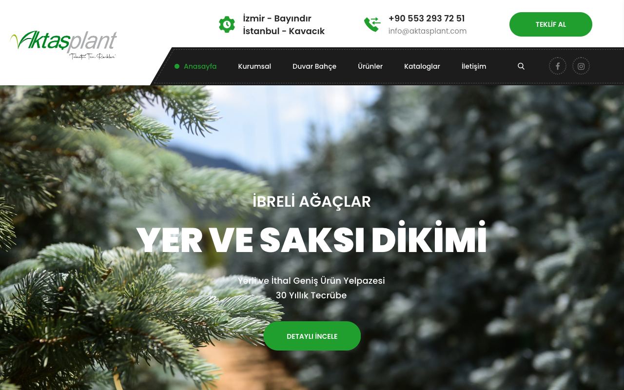 Aktaş Plant Group / Gizem Peyzaj ve Organizasyon İnş. San. Tic. Ltd. Şti.