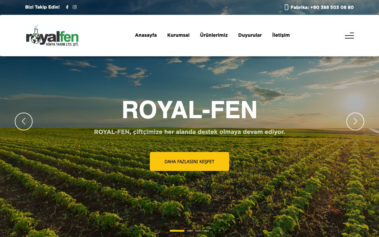Royal-Fen Kimya Tarım İthalat İhracat Sanayi ve Ticaret Ltd. Şti.