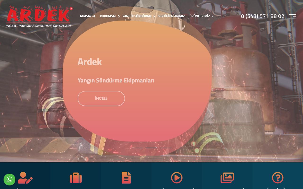 Ardek İnşaat Yangın Söndürme Cihazları San. Tic. Ltd. Şti.