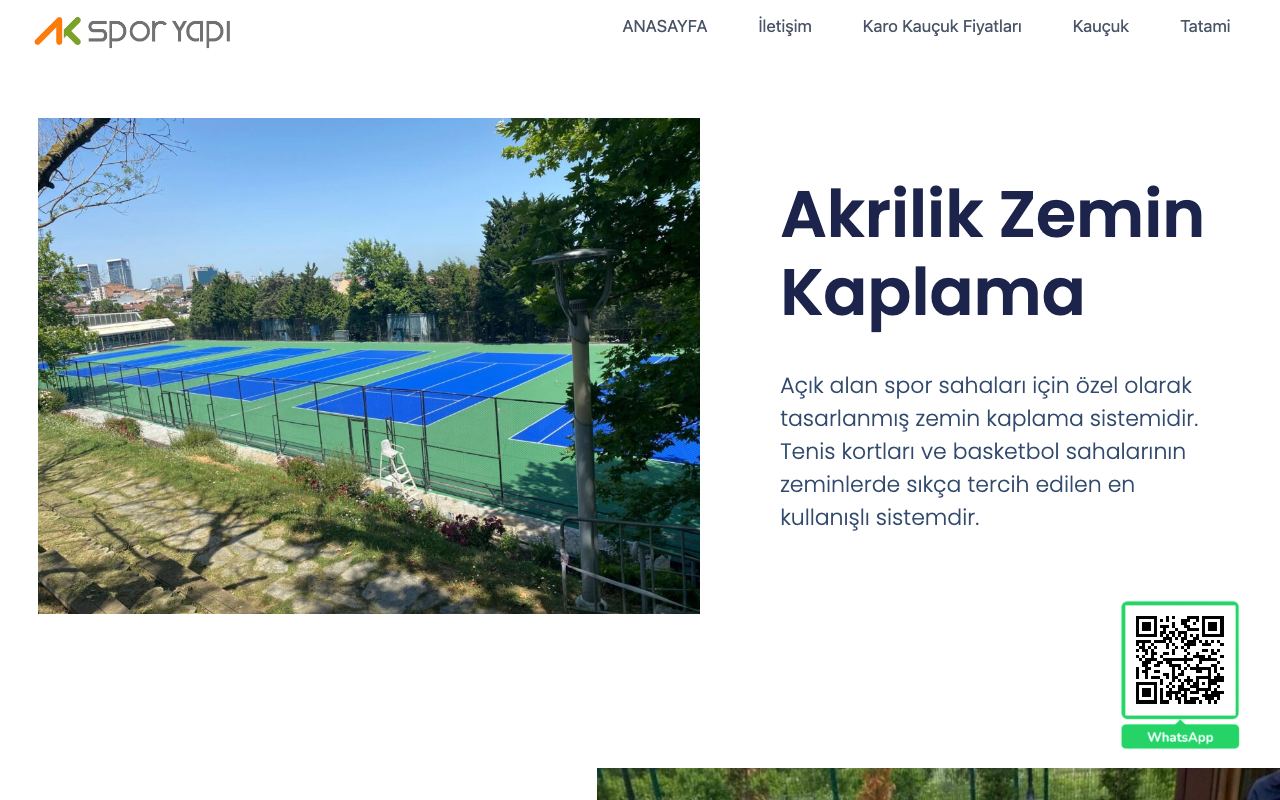 AK Spor Yapı / AK Spor Zemin Kimya