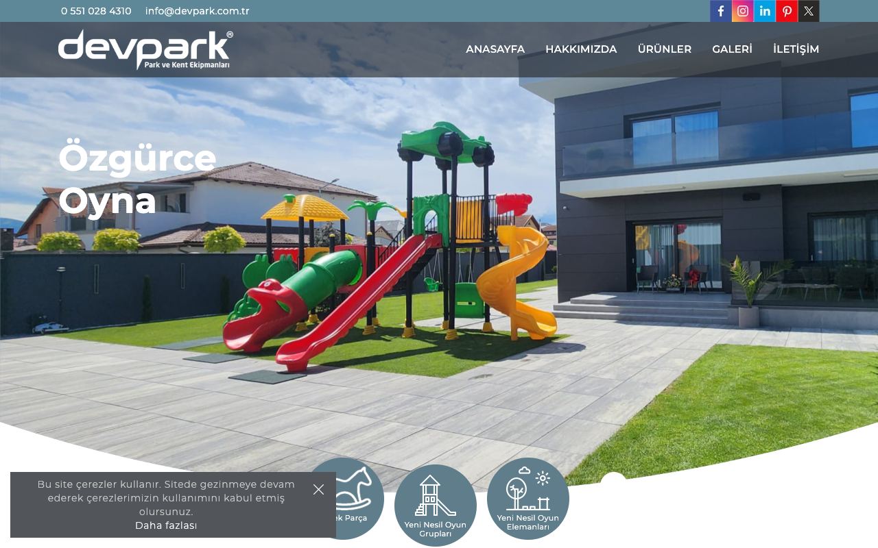 Devpark Park ve Kent Ekipmanları
