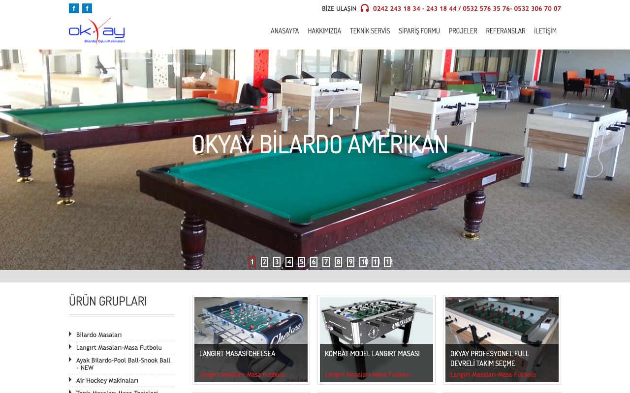 Okyay Bilardo Oyun Makinaları Sanayi ve Ticaret Ltd. Şti.