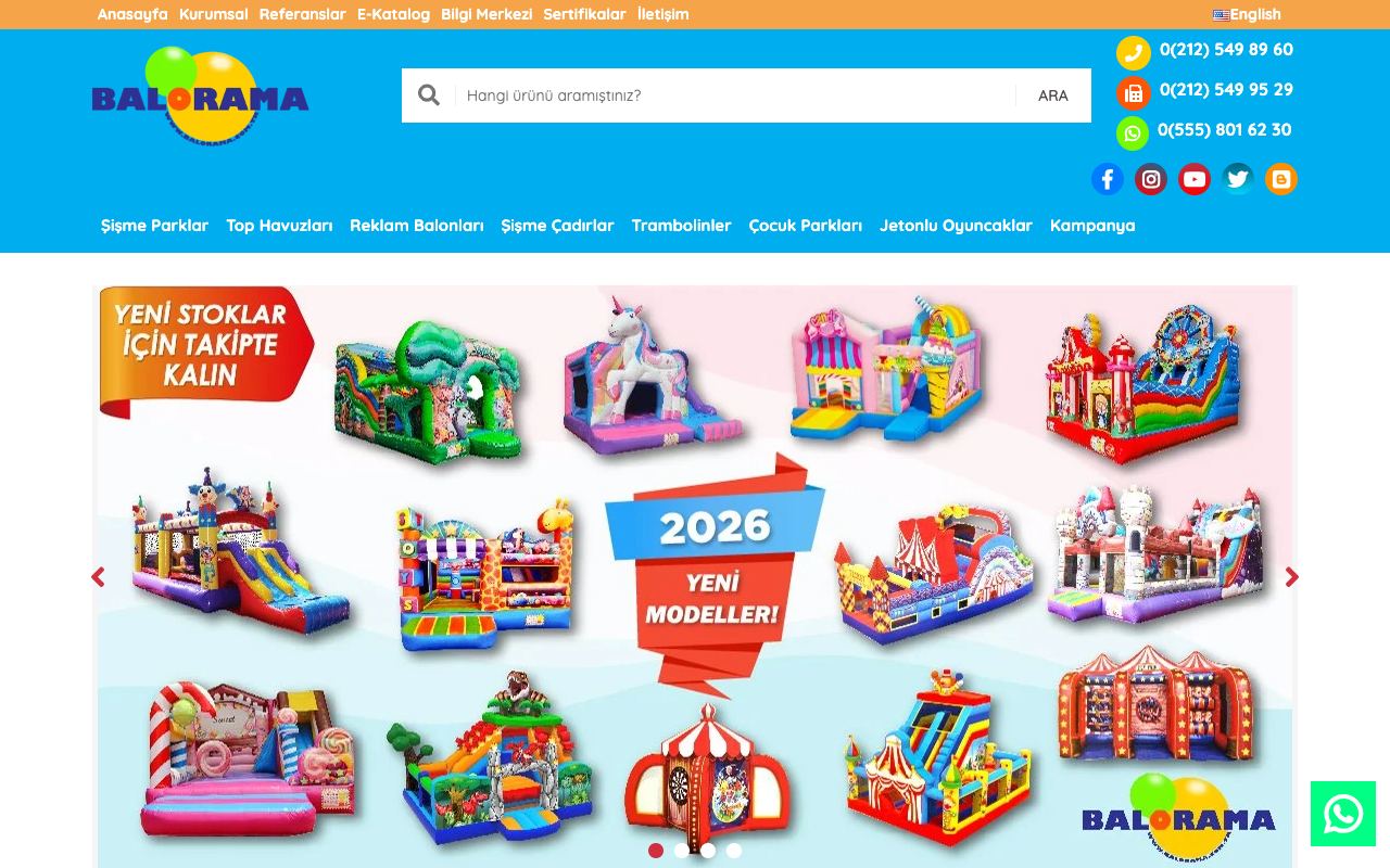 Balorama Park Ekipmanları