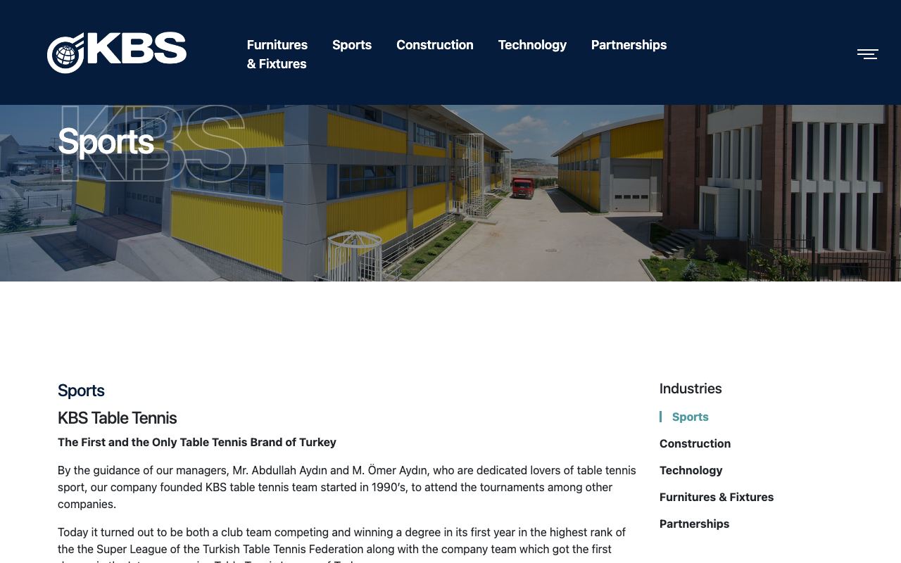 KBS Masa Tenisi / KBS Group