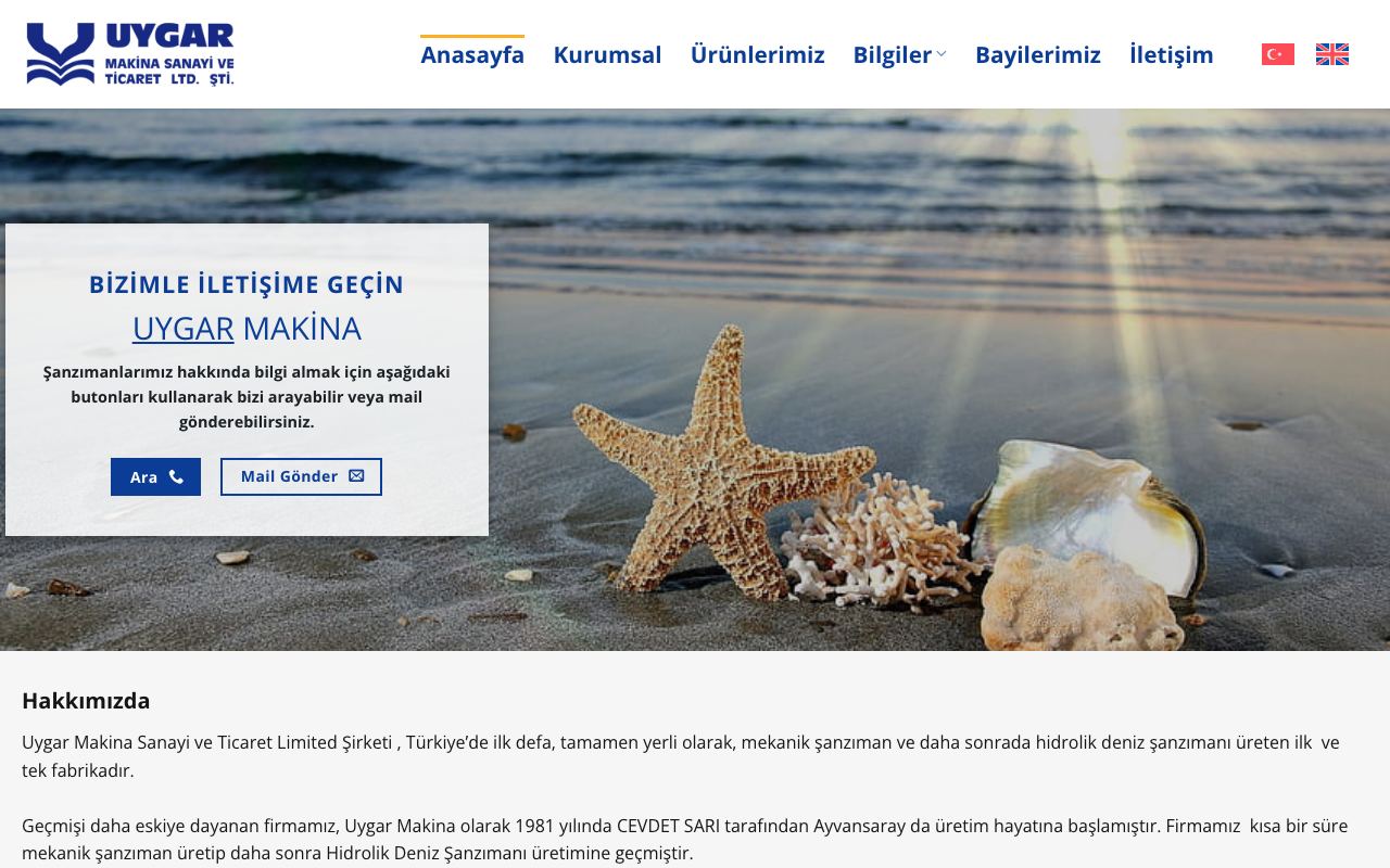 Uygar Makina Sanayi ve Ticaret Ltd. Şti.