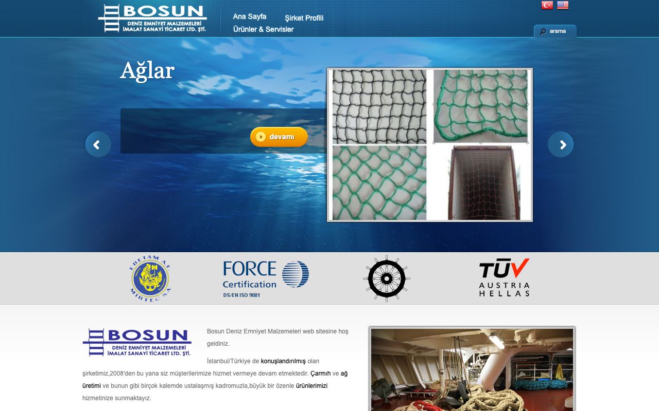 Bosun Deniz Emniyet Malzemeleri