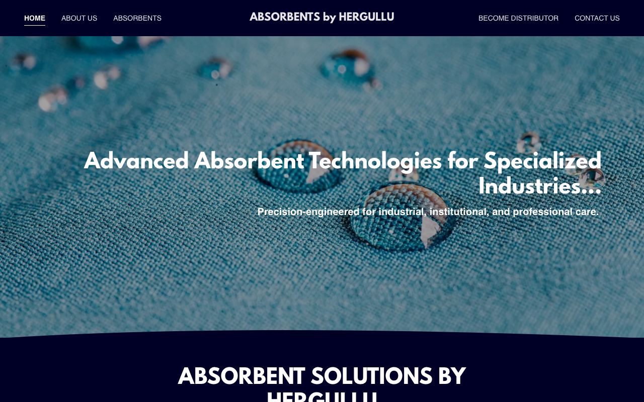 ABSORBENTS by HERGULLU / Hergüllü International Trading